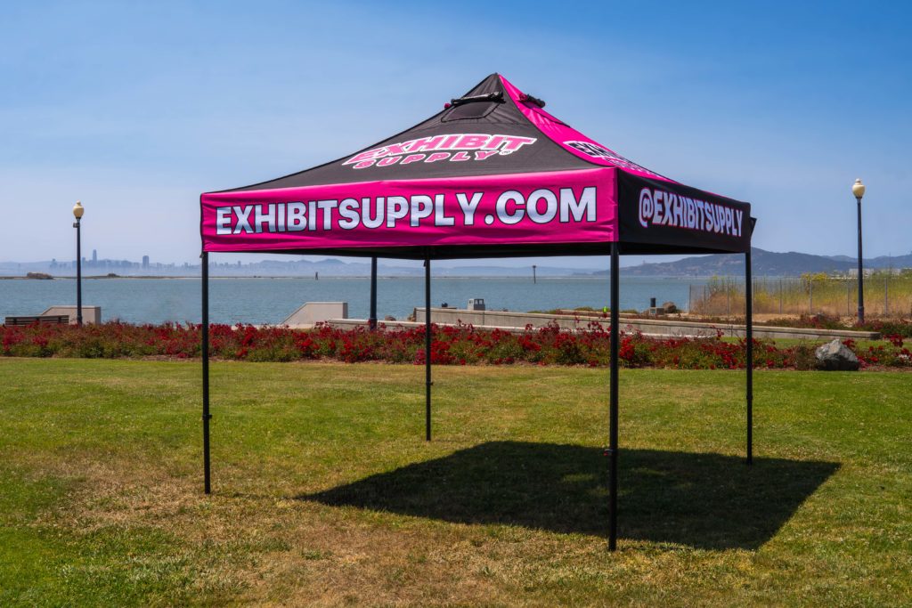 10x10 Exhibit Supply brand custom canopy